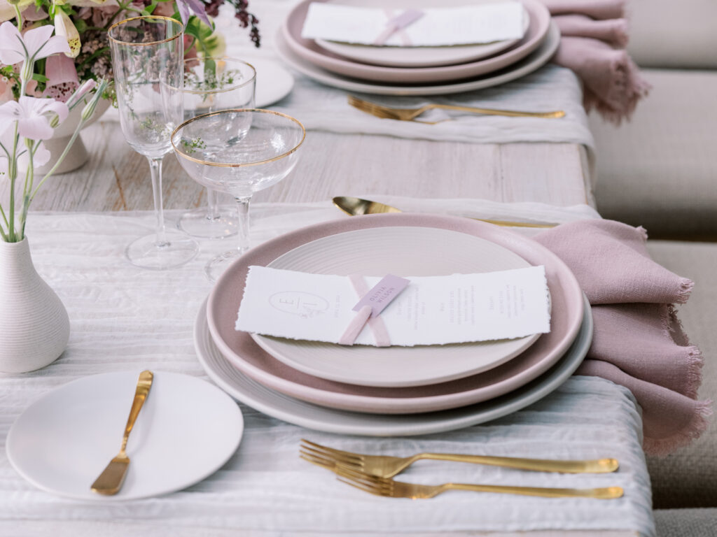 San Diego Wedding Planner, Bryce Gaston Events planned and designed this whimsical, pink and purple wedding in La Jolla at Villa Francesca. She plans luxury weddings throughout Southern California.
